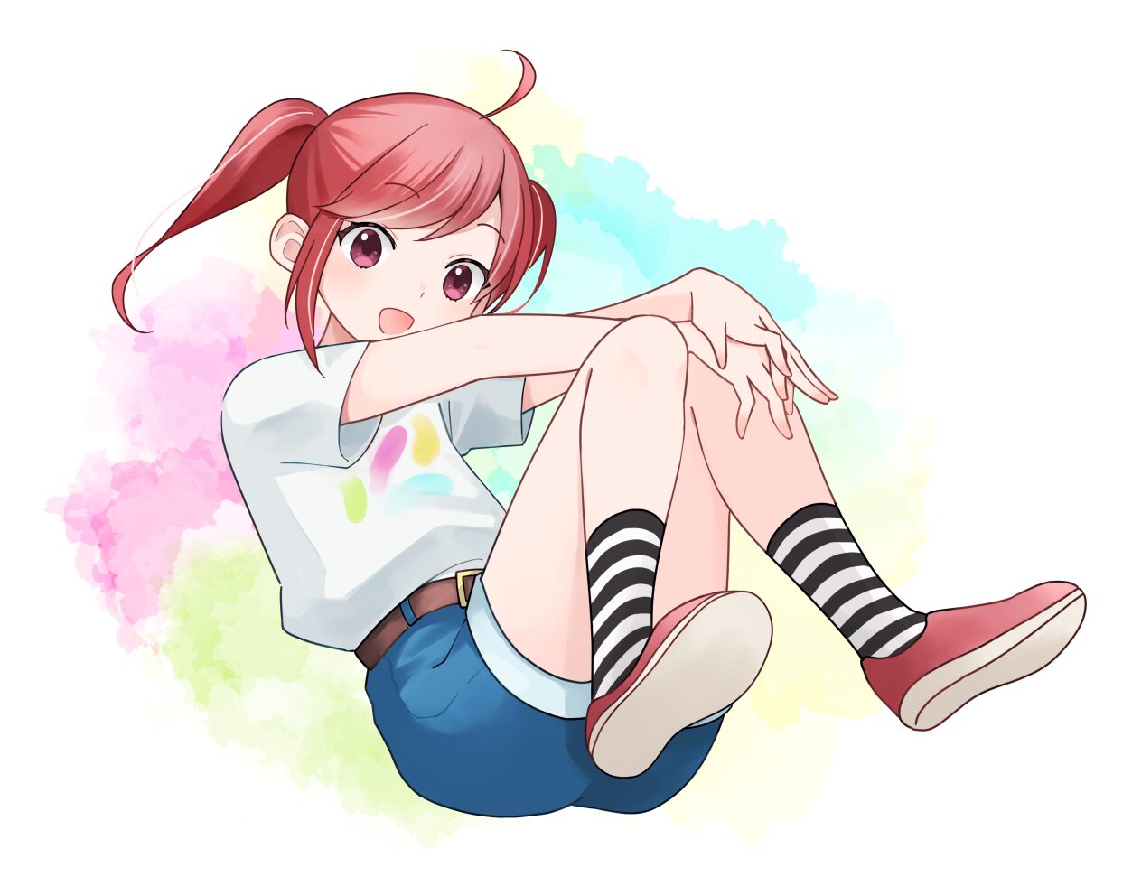 ブラシ塗りイラスト