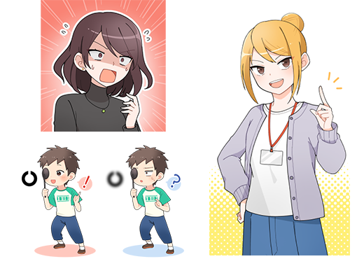 アニメ調で親しみやすい、万人受けする絵柄